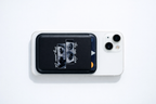 Slim magnetic card holder with design
